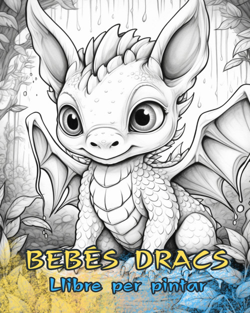 BEBÉS DRACS Llibre per pintar by Baby Dragons Coloring Books (Paperback)