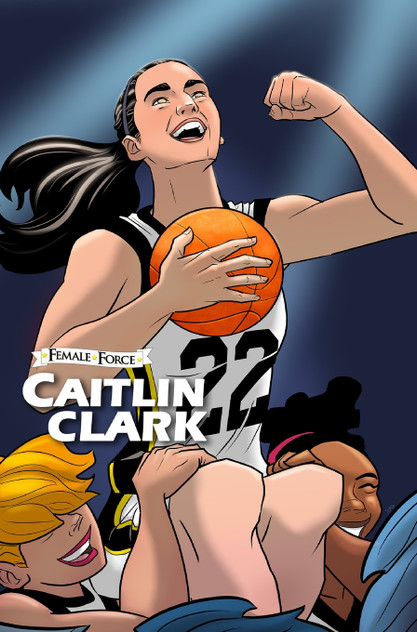 Female Force : Caitlin Clark by Michael Frizell (Hardcover)