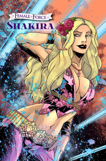 Female Force : Shakira by Michael Frizell (Hardcover)