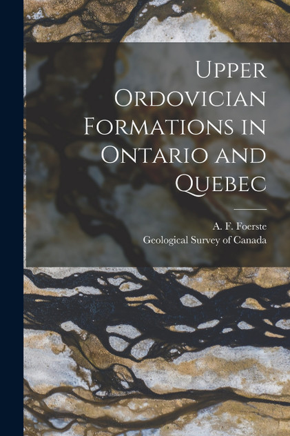 Upper Ordovician Formations in Ontario and Quebec [microform] (Paperback)