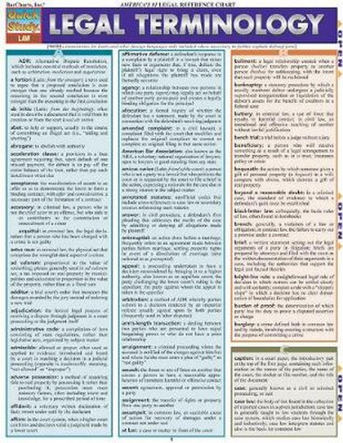 Legal Terminology