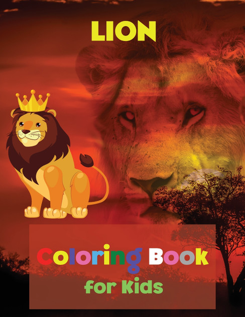 LION Coloring Book for Kids by NANCY BARRETT (Paperback)