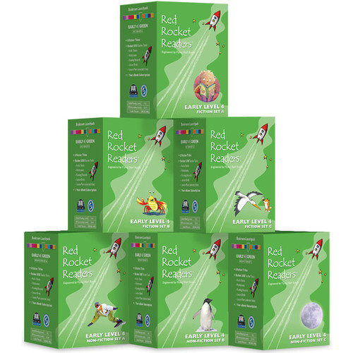 Red Rocket Readers :  Early 4 Level Green Bookroom by Pam Holden (Multiple-component retail product, shrink-wrapped)