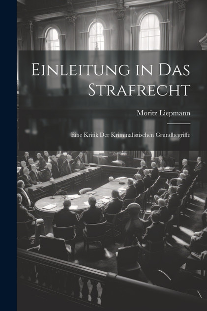 Einleitung in Das Strafrecht : Eine Kritik Der Kriminalistischen Grundbegriffe by Moritz Liepmann (Paperback)