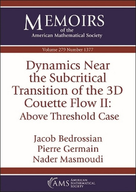 Dynamics Near the Subcritical Transition of the 3D Couette Flow II: Above Threshold Case