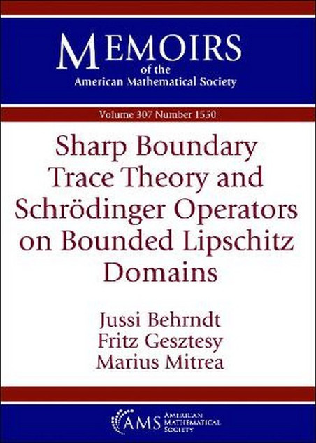 Sharp Boundary Trace Theory and Schrodinger Operators on Bounded Lipschitz Domains