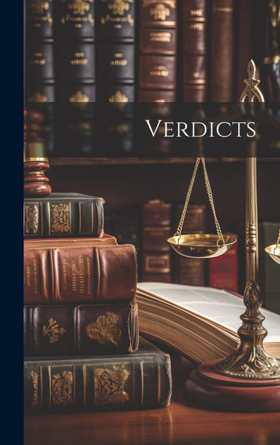 Verdicts by Anonymous (Hardcover)