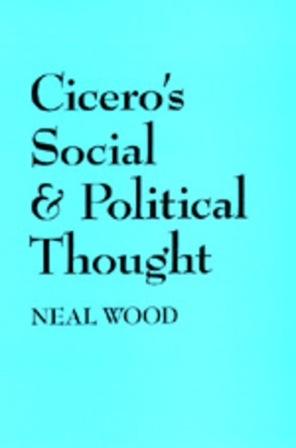 Cicero's Social and Political Thought Cicero's Social and Political Thought