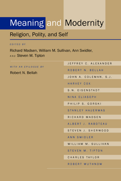 Meaning and Modernity Meaning and Modernity