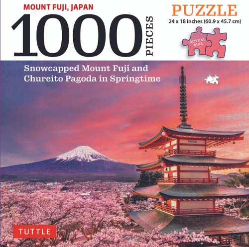 Japan's Mount Fuji in Springtime- 1000 Piece Jigsaw Puzzle Japan's Mount Fuji in Springtime- 1000 Piece Jigsaw Puzzle