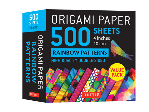 Origami Paper 500 sheets Rainbow Patterns 4" (10 cm) Origami Paper 500 sheets Rainbow Patterns 4" (10 cm)