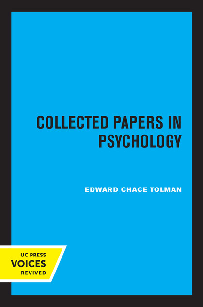 Collected Papers in Psychology Collected Papers in Psychology