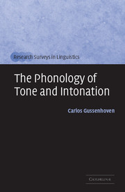 The Phonology of Tone and Intonation