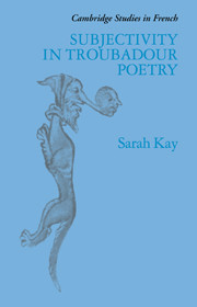 Subjectivity in Troubadour Poetry