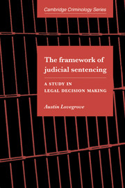 The Framework of Judicial Sentencing