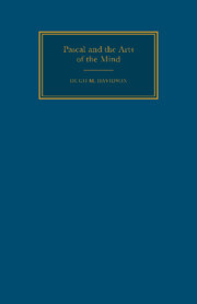 Pascal and the Arts of the Mind