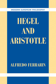 Hegel and Aristotle