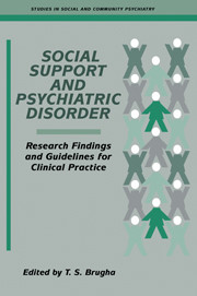Social Support and Psychiatric Disorder