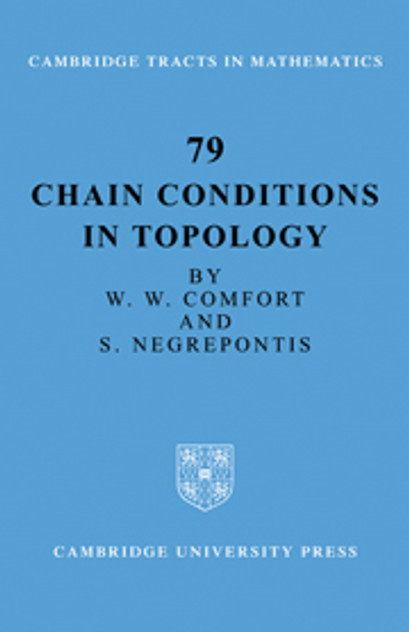 Chain Conditions in Topology Chain Conditions in Topology