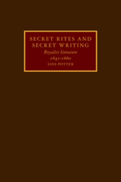 Secret Rites and Secret Writing Secret Rites and Secret Writing