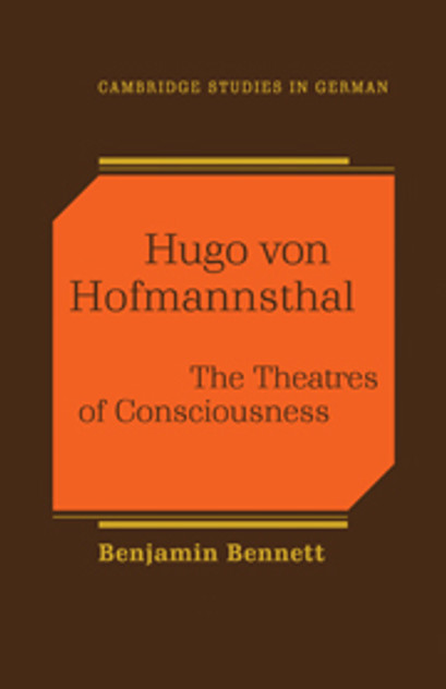 Hugo von Hofmannsthal Hugo von Hofmannsthal