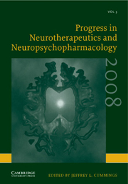 Progress in Neurotherapeutics and Neuropsychopharmacology Progress in Neurotherapeutics and Neuropsychopharmacology