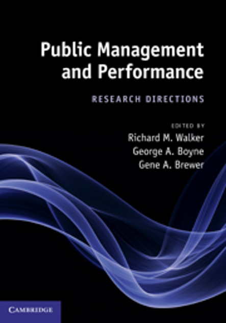 Public Management and Performance Public Management and Performance