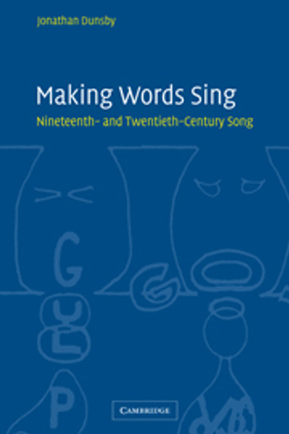 Making Words Sing Making Words Sing