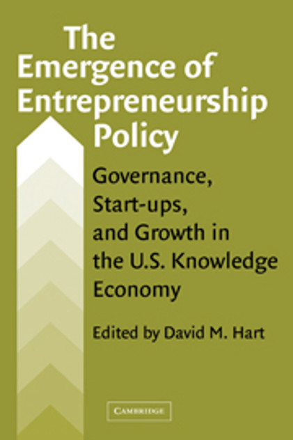 The Emergence of Entrepreneurship Policy The Emergence of Entrepreneurship Policy