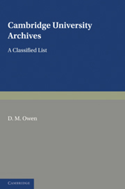 Cambridge University Archives Cambridge University Archives