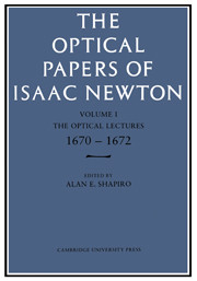 The Optical Papers of Isaac Newton