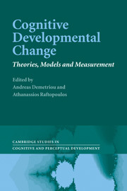 Cognitive Developmental Change