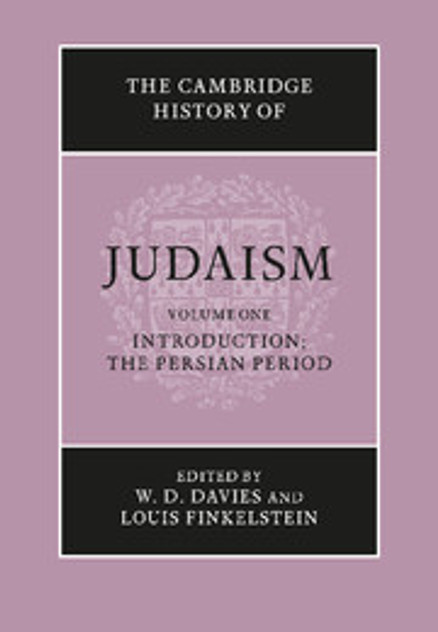 The Cambridge History of Judaism The Cambridge History of Judaism