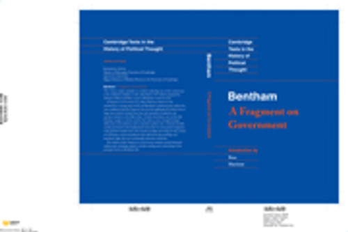 Bentham: A Fragment on Government Bentham: A Fragment on Government