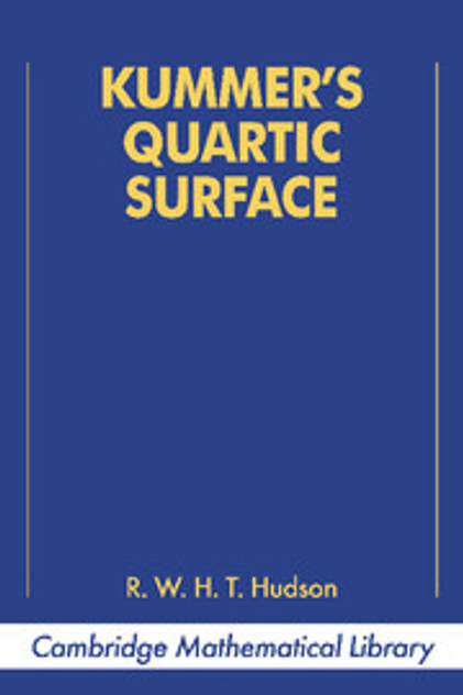 Kummer's Quartic Surface Kummer's Quartic Surface