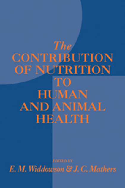 The Contribution of Nutrition to Human and Animal Health The Contribution of Nutrition to Human and Animal Health