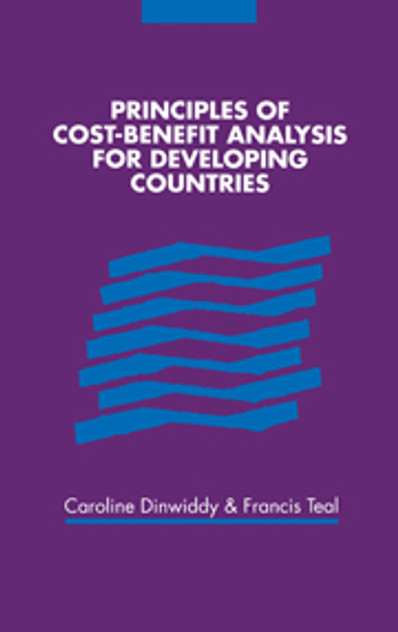 Principles of Cost-Benefit Analysis for Developing Countries Principles of Cost-Benefit Analysis for Developing Countries