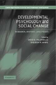 Developmental Psychology and Social Change