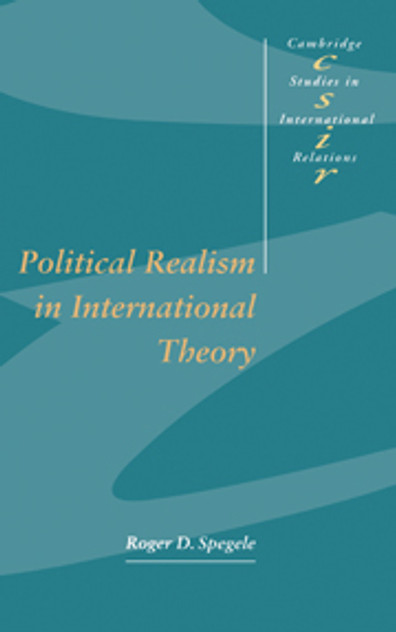 Political Realism in International Theory Political Realism in International Theory