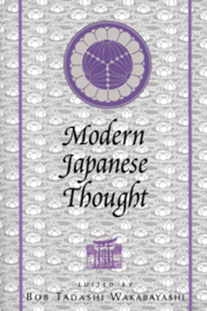 Modern Japanese Thought Modern Japanese Thought