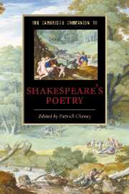 The Cambridge Companion to Shakespeare's Poetry The Cambridge Companion to Shakespeare's Poetry