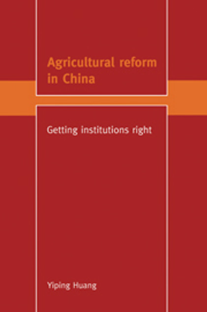 Agricultural Reform in China Agricultural Reform in China