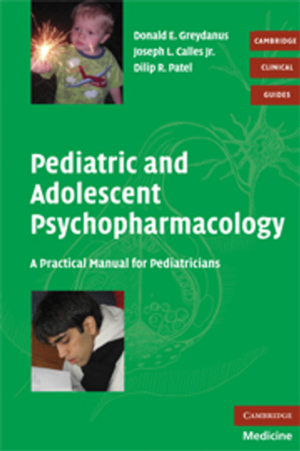 Pediatric and Adolescent Psychopharmacology Pediatric and Adolescent Psychopharmacology