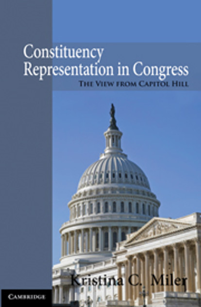 Constituency Representation in Congress Constituency Representation in Congress