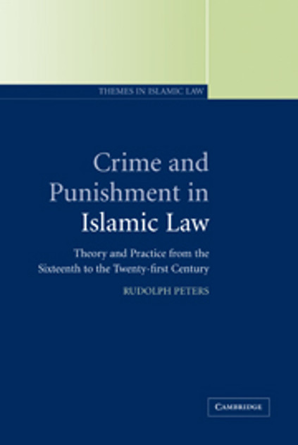 Crime and Punishment in Islamic Law Crime and Punishment in Islamic Law