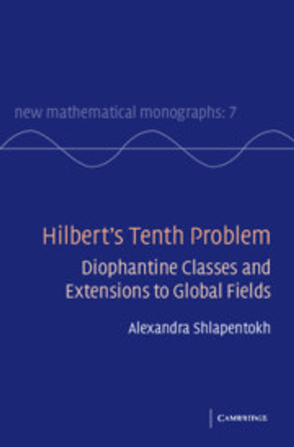 Hilbert's Tenth Problem Hilbert's Tenth Problem