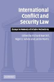 International Conflict and Security Law
