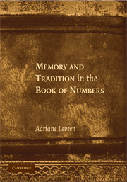 Memory and Tradition in the Book of Numbers