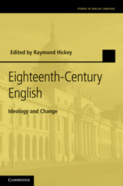Eighteenth-Century English Eighteenth-Century English