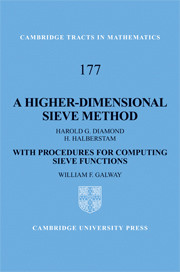 A Higher-Dimensional Sieve Method